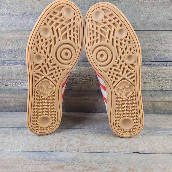 adidas Originals Busenitz Vintage Men's Shoes Suede Upper Feather Grey/Red - Picture 7 of 12